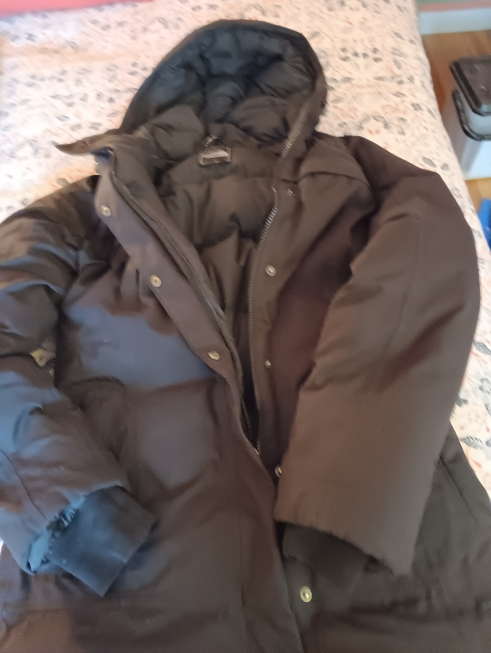 Womens, Small North Face Black Quilted Hooded Puffer Jacket. Excellent Condition